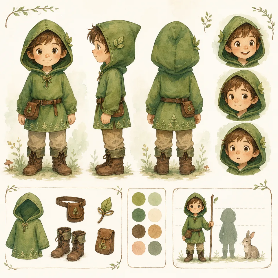 GPT Image 2 character consistency sheet example