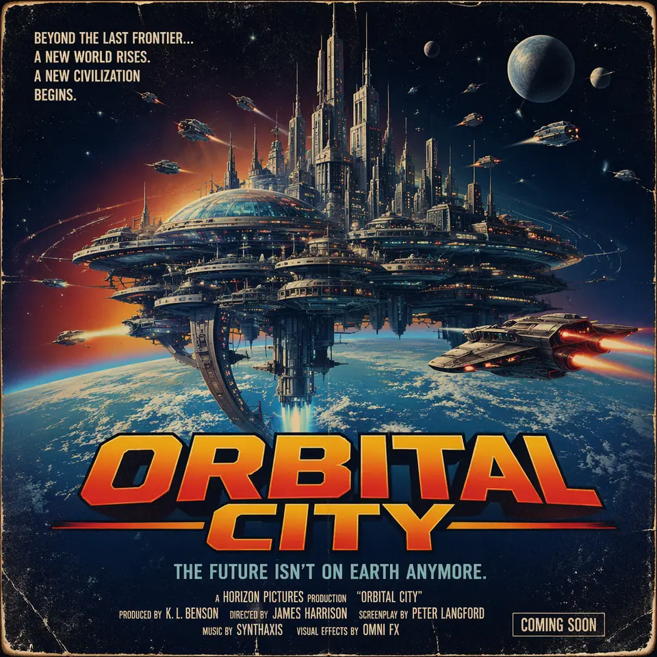 GPT Image 2 generated fictional retro science fiction film poster