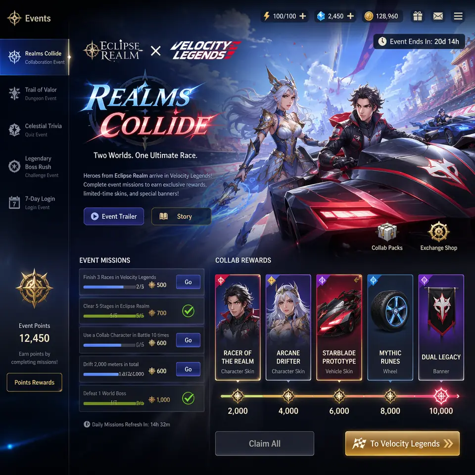 GPT Image 2 generated fictional in-game collaboration event screen